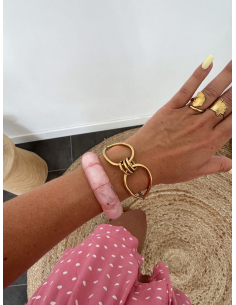 Fenja - bracelet rose 2