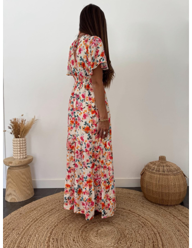 Annelora - robe longue fleurie