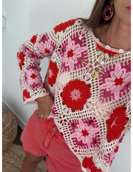 Raven - top en crochet