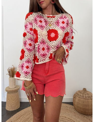 Raven - top en crochet
