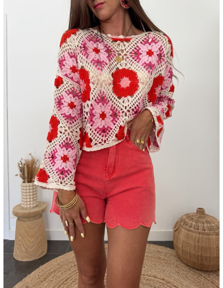 Raven - top en crochet