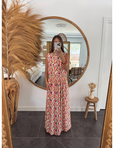 Mendi - ensemble top & jupe imprimé