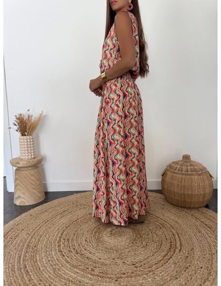Mendi - ensemble top & jupe imprimé