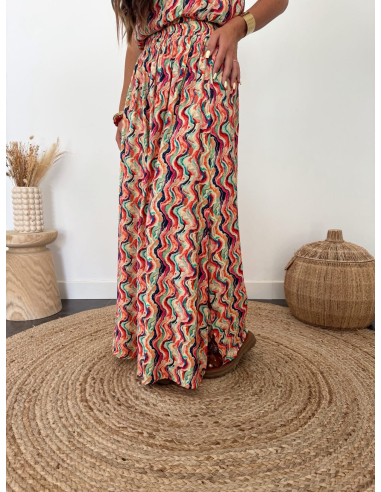 Mendi - ensemble top & jupe imprimé