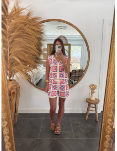 Valencio - ensemble crochet top & short
