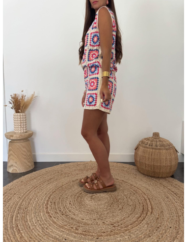 Valencio - ensemble crochet top & short