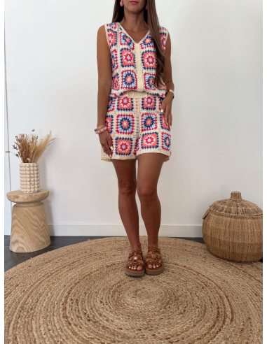 Valencio - ensemble crochet top & short