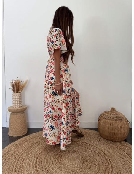 Agna - robe longue fleurie