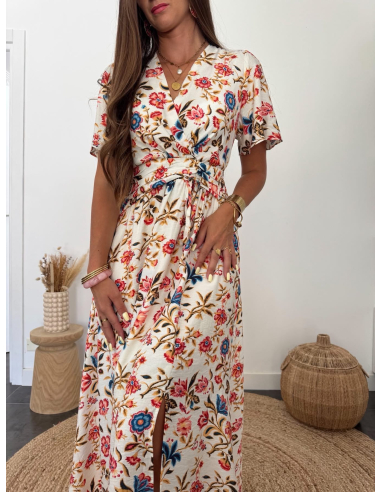 Agna - robe longue fleurie