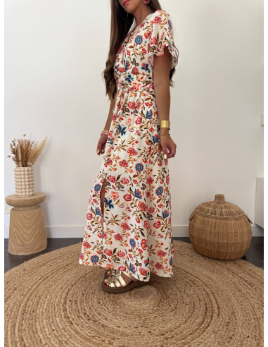 Agna - robe longue fleurie