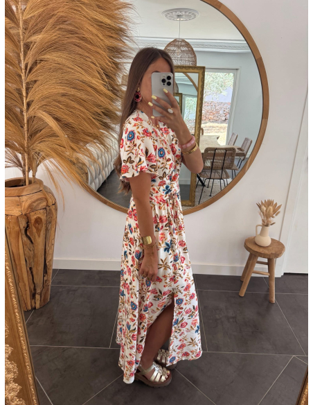 Agna - robe longue fleurie