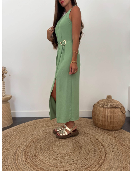 Joya - robe longue vert d'eau