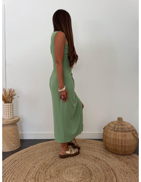 Joya - robe longue vert d'eau