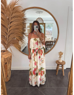 Amayel - robe longue fleurie