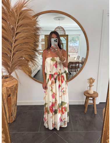 Amayel - robe longue fleurie