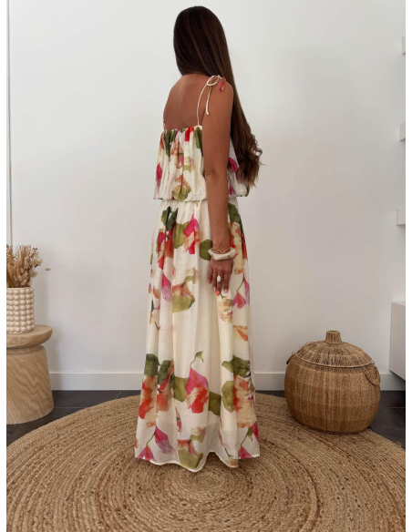 Amayel - robe longue fleurie