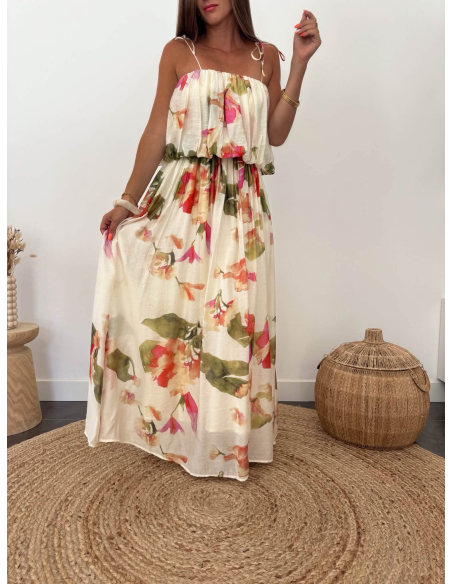 Amayel - robe longue fleurie