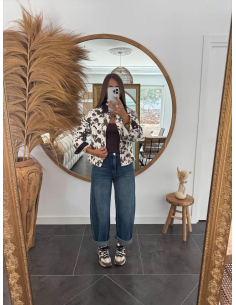 Judy - veste imprimé vache 2