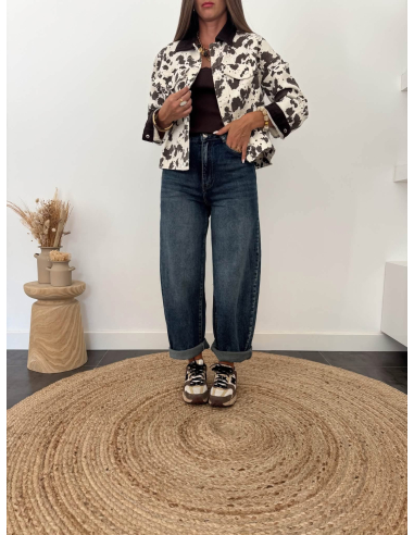 Judy - veste imprimé vache