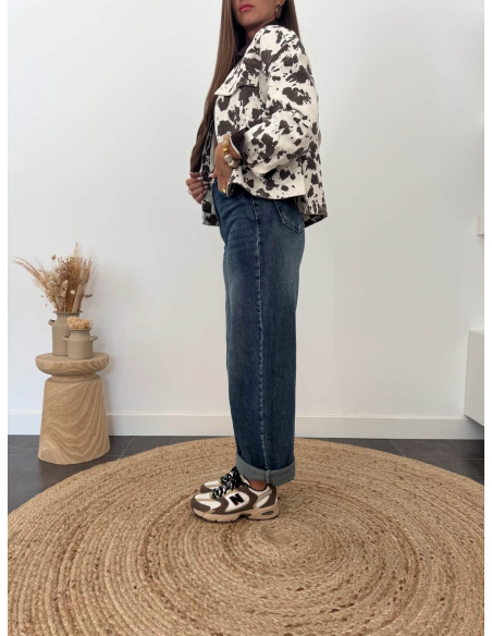 Judy - veste imprimé vache