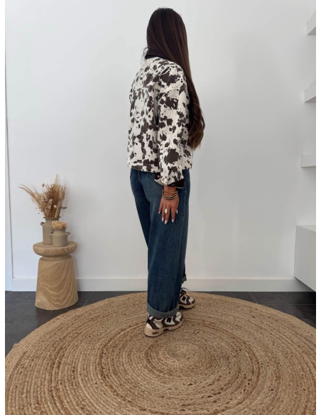 Judy - veste imprimé vache