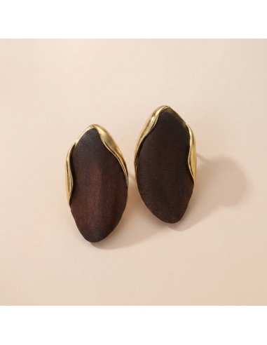 Iseria - boucles d'oreilles chocolat