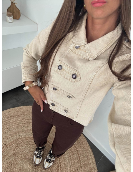 Gabria - veste officier en jean