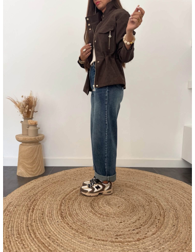 Ciara - veste simili chocolat
