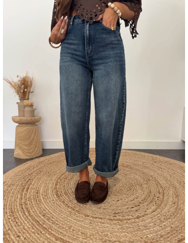 Hector - jean barrel bleu vintage