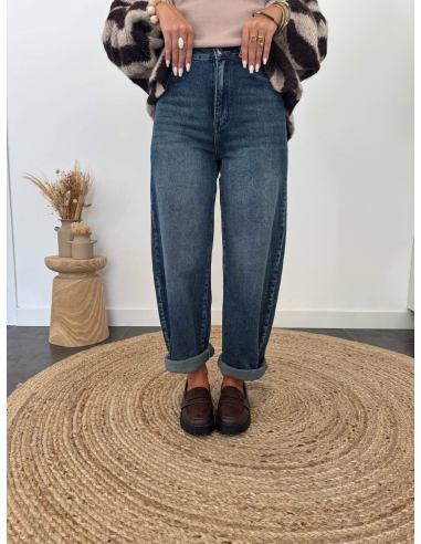 Hector - jean barrel bleu vintage