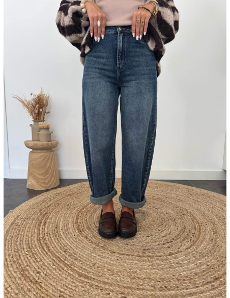 Hector - jean barrel bleu vintage