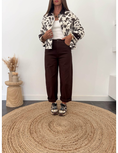 Judy - veste imprimé vache