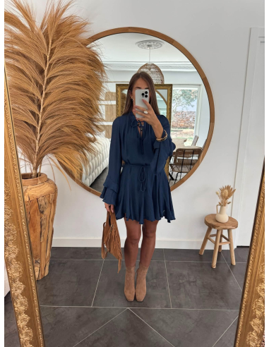 Aubane - robe bleu marine