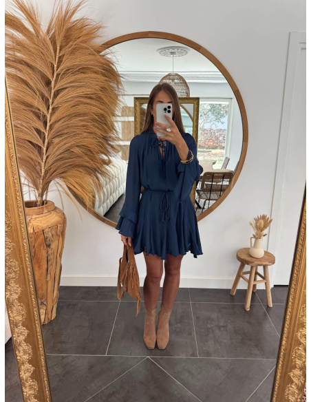 Aubane - robe bleu marine