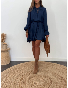 Aubane - robe bleu marine 2