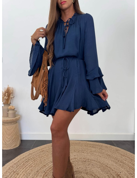 Aubane - robe bleu marine