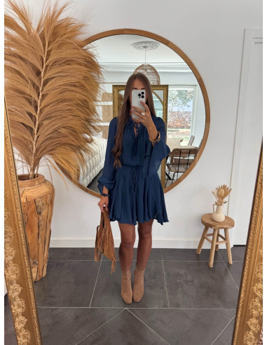 Aubane - robe bleu marine