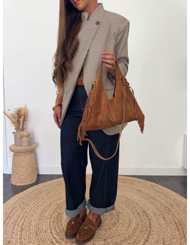 Lynnie - sac en cuir camel