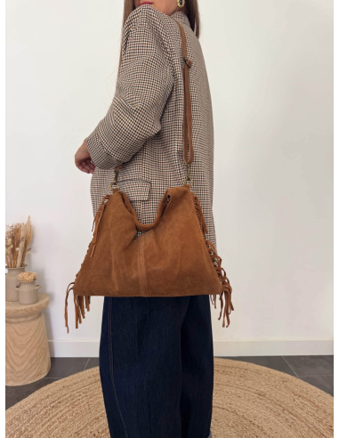 Lynnie - sac en cuir camel