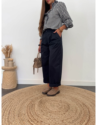 Hailey - pantalon bleu marine