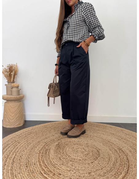 Hailey - pantalon bleu marine