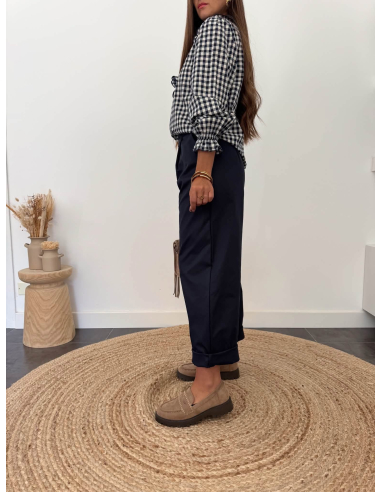 Hailey - pantalon bleu marine