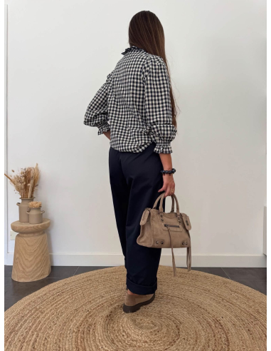Hailey - pantalon bleu marine