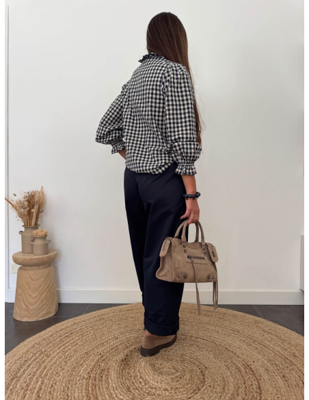 Hailey - pantalon bleu marine