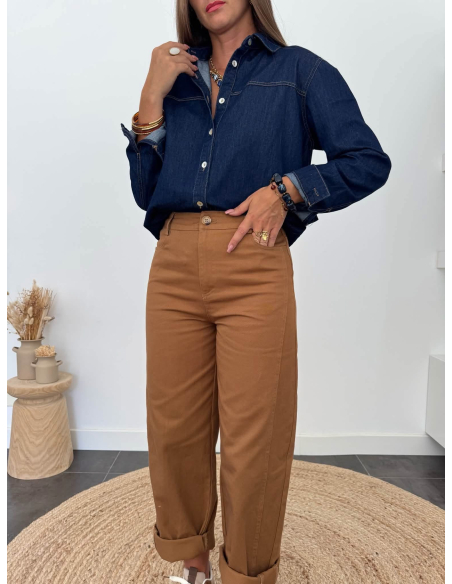 Dania - chemise en jean brut
