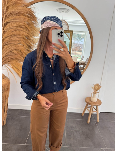 Dania - chemise en jean brut