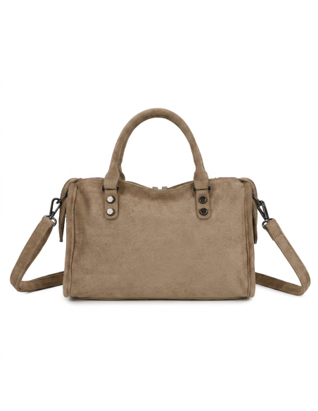 Clark - sac en suédine taupe