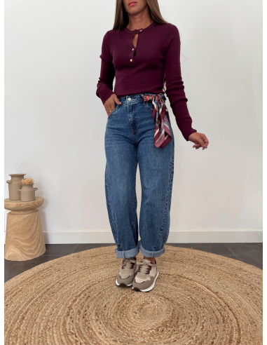 Jovane - pull fin bordeaux