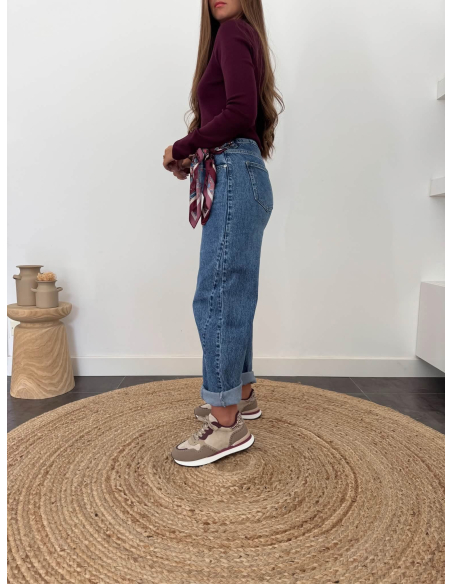 Jovane - pull fin bordeaux