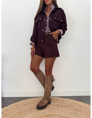 Maena - bottes effet daim taupe
